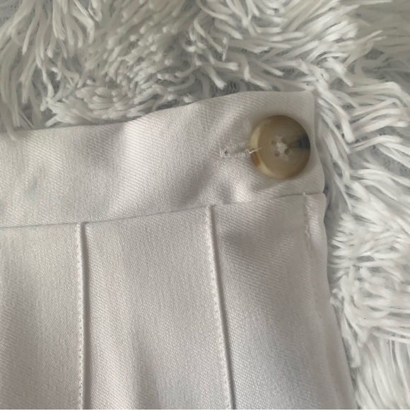Nwt WILD FABLE Woven White A line Tennis Pleated Mini Skirt High Rise - Picture 4 of 10